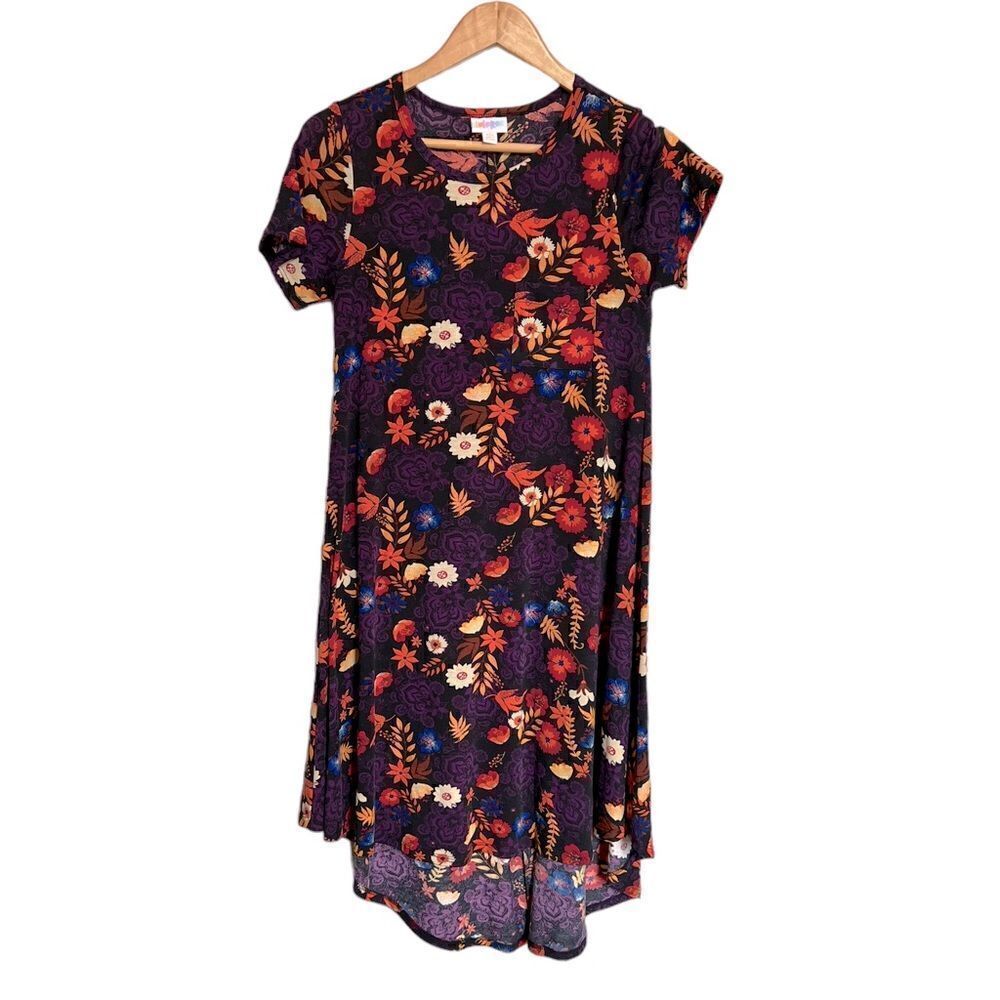 LuLaRoe Floral Carly Dress Size XXS